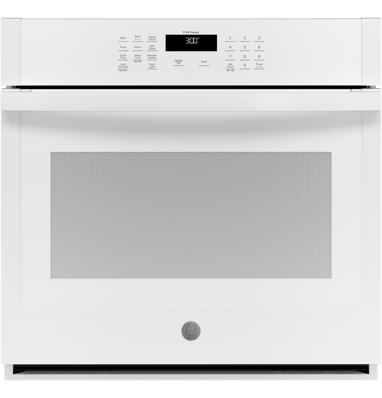 GE® 30" Smart Built-In Self-Clean Single Wall Oven in White size 28.625 H x 29.75 W x 26.75 D | JTS3000DNWW