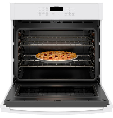 GE® 30" Smart Built-In Self-Clean Single Wall Oven in White size 28.625 H x 29.75 W x 26.75 D | JTS3000DNWW