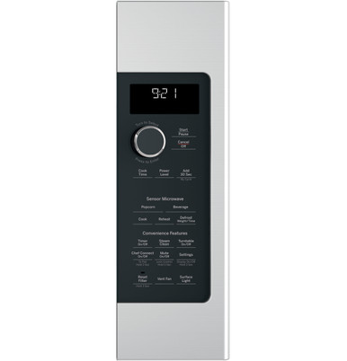 GE Profile™ 2.1 Cu. Ft. Over-the-Range Sensor Microwave Oven in Stainless Steel size 16.125 H x 29.875 W x 15.5625 D | PVM9215SKSS