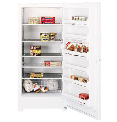 GE® 11.6 Cu. Ft. Manual Defrost Upright Freezer - FUM12SMRWH - GE Appliances