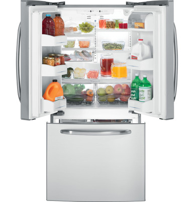 GE® 22.2 Cu. Ft. French-Door Refrigerator - GFSL2KEXLS - GE Appliances
