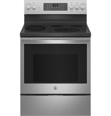 GE PB935YPFS GE Profile™ 30" Smart Free-Standing Electric Convection Fingerprint Resistant Range with No Preheat Air Fry - PB935YPFS