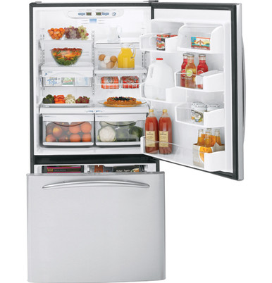 GE Profile™ 10.0 cu. ft. 12V DC Bottom Freezer Refrigerator - PBV10RSTSS -  GE Appliances