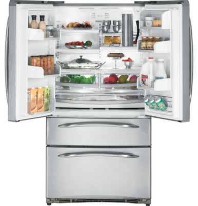 GE Profile™ ENERGY STAR® 20.7 Cu. Ft. Counter-Depth French-Door  Refrigerator with Icemaker - PFCS1NFZSS - GE Appliances