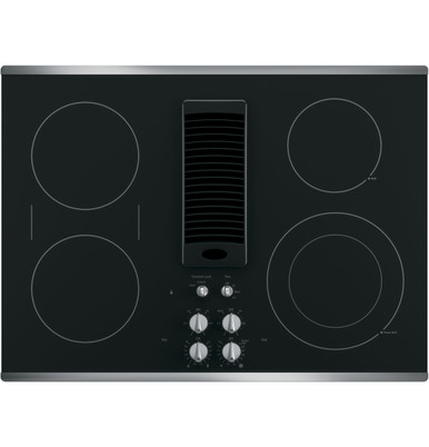 GE Profile™ 30 Downdraft Electric Cooktop - PP9830SJSS - GE