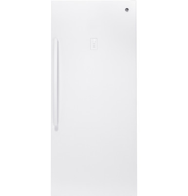 GE FUF21SMR-WOW 21.3 Cu Ft Upright Freezer - White | Fridge.com