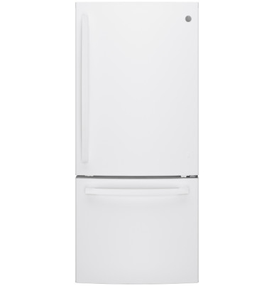 GE ENERGY STAR 21.0 Cu. Ft. Bottom Freezer Refrigerator