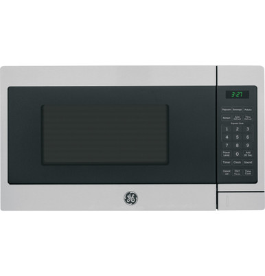 GE 17 in. 0.7 cu.ft Countertop Microwave with 10 Power Levels - Black