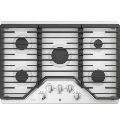 GE Profile - PGP7030DLBB - GE Profile™ 30 Built-In Gas Cooktop with 5  Burners and Optional Extra-Large Cast Iron Griddle-PGP7030DLBB