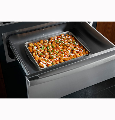 GE Profile™ 27" Warming Drawer in Stainless Steel size 10.5 H x 26.75 W x 23.25 D | PKW7000SPSS