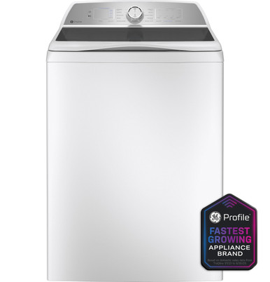GE PTW600BSR1WS GE Profile™ ENERGY STAR® 5.0 cu. ft. Capacity Washer with Smarter Wash Technology and FlexDispense™ - PTW600BSRWS