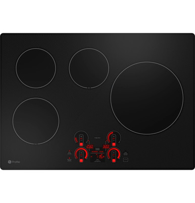 GE Profile™ ENERGY STAR® 30" Built-In Touch Control Induction Cooktop in Black size 3.25 H x 29.75 W x 21.375 D | PHP7030DTBB