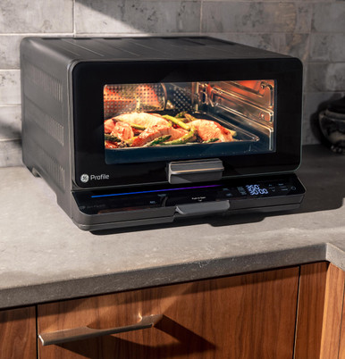 GE Profile™ UltraFast Smart Air Fry Oven in Black size 11.5 H x 17.3 W x 19.60 D | P9OIAAS6TBB