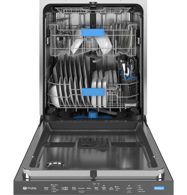 GE Profile™ ENERGY STAR® Fingerprint Resistant Top Control Stainless Interior Dishwasher with Microban™ Antimicrobial Technology | PDP715SYVFS
