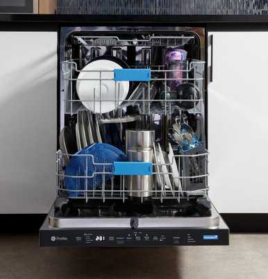 GE Profile™ ENERGY STAR® Fingerprint Resistant Top Control Stainless Interior Dishwasher with Microban™ Antimicrobial Technology | PDP715SYVFS