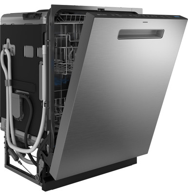 GE Profile™ ENERGY STAR® Fingerprint Resistant Top Control Stainless Interior Dishwasher with Microban™ Antimicrobial Technology | PDP715SYVFS