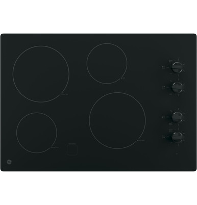 GE GE® 30" Built-In Knob Control Electric Cooktop - JP3030DWBB
