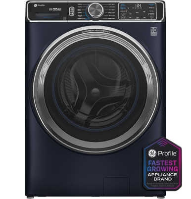 GE Profile™ 5.3 cu. ft. Capacity Smart Front Load ENERGY STAR® Washer with UltraFresh™ Vent System+ with OdorBlock™ in Sapphire Blue | PFW870SPVRS