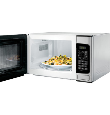 GE® 1.1 Cu. Ft. Capacity Countertop Microwave Oven in Stainless Steel size 12 H x 20.3125 W x 15.625 D | GCST11N1WSS