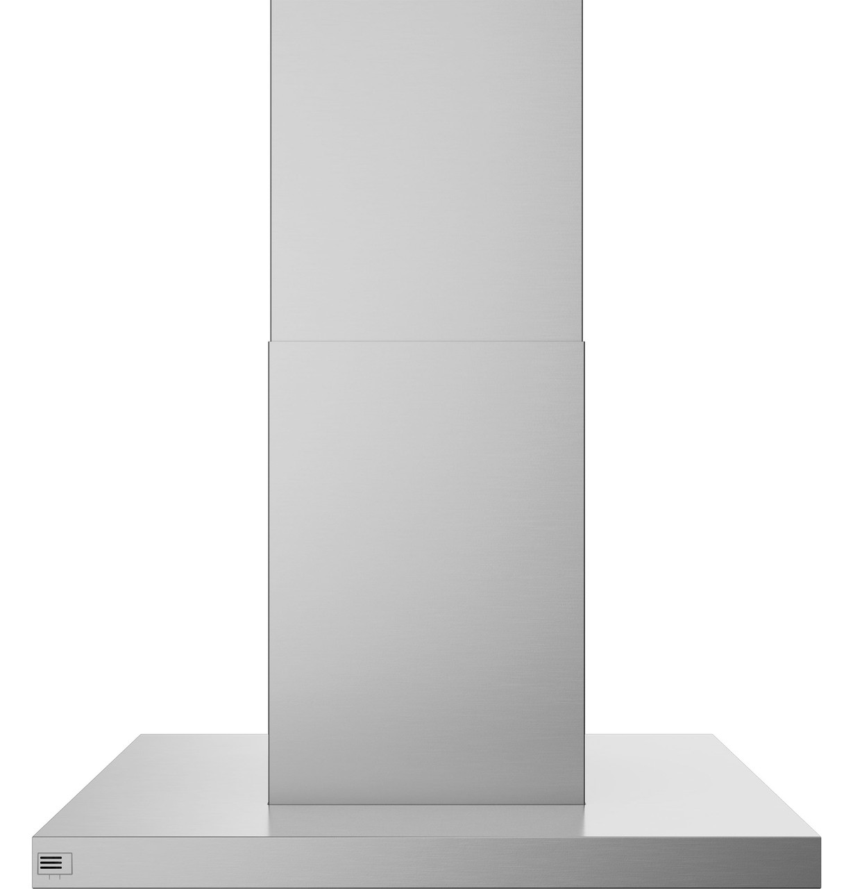 GE Profile 36" Designer Island-Mount Chimney Vent Hood with Clean Air Sensors in Stainless Steel size 2.4 H x 36 W x 26.6 D | UVI1036SRSS