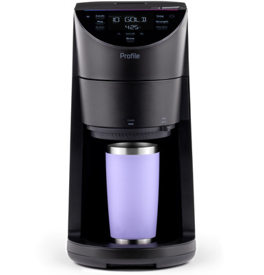 GE Profile™ Smart Grind and Brew Coffee Maker with Podless Single Serve in Carbon Black size 16.4 H x 7.5 W x 12.30 D | P7CGAAS6TBB