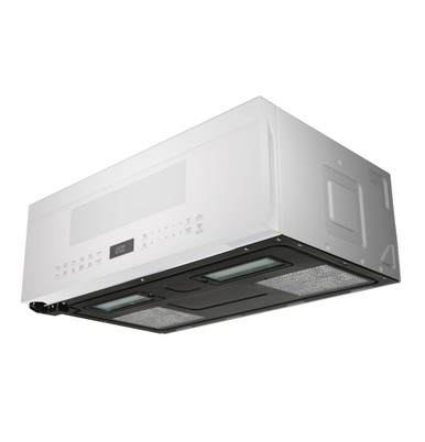 GE Profile 1.2 Cu. Ft. Over-the-Range Low Profile Sensor Microwave Oven in White size 10.3125 H x 29.875 W x 18.625 D | UVM9125DYWW