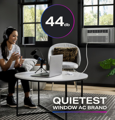 GE Profile™ 14,000 BTU Inverter Smart Ultra Window Air Conditioner for Medium Rooms up to 700 sq. ft. in White | PWJV14WWF