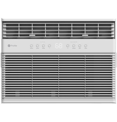 GE Profile™ 12,000 BTU Inverter Smart Ultra Window Air Conditioner for Medium Rooms up to 550 sq. ft. in White | PWJV12WWF