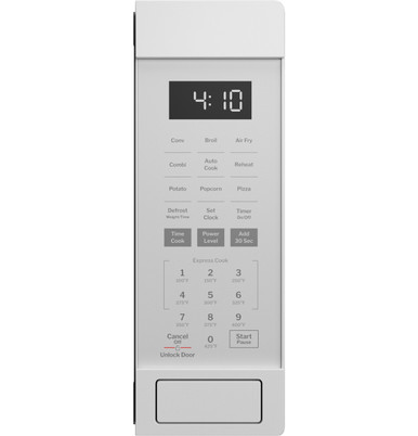 GE® 1.0 Cu. Ft. Capacity Countertop Convection Microwave Oven with Air Fry in White size 11.875 H x 20.6 W x 16.60 D | GCST10A1WWW | Stainless Steel