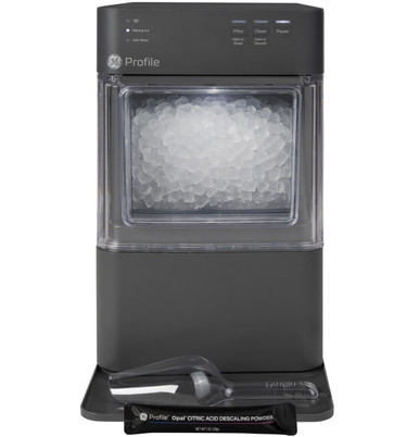 GE Profile Opal Mini Nugget Ice Maker in Charcoal Grey size 14.56 H x 8.6 W x 15.6 D | P4NM20AZOG