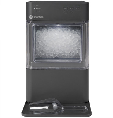 GE Profile Opal Mini Nugget Ice Maker in Charcoal Grey size 14.56 H x 8.6 W x 15.6 D | P4NM20AZOG