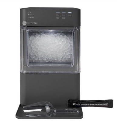 GE Profile Opal Mini Nugget Ice Maker in Charcoal Grey size 14.56 H x 8.6 W x 15.6 D | P4NM20AZOG