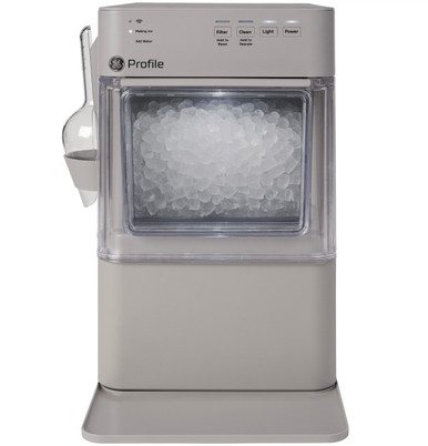 GE Profile™ Opal™ Mini Nugget Ice Maker in Stone Grey size 14.56 H x 8.6 W x 15.6 D | P4NM20BZLG