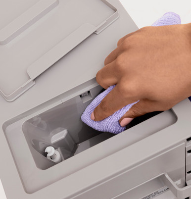 GE Profile™ Opal™ Mini Nugget Ice Maker in Stone Grey size 14.56 H x 8.6 W x 15.6 D | P4NM20BZLG
