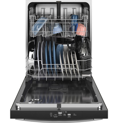 GE® ENERGY STAR® Top Control with Stainless Steel Interior Dishwasher with Sanitize Cycle & Dry Boost size 34 H x 23.75 W x 24 D | GDT640SSZSS | Nylon