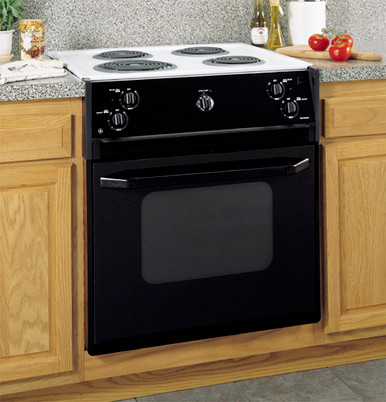 GE Spacemaker® 27 Drop-In Electric Range with Standard Clean Oven -  JMS08BDWH - GE Appliances