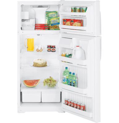 GE® 18.2 Cu. Ft. Top-Freezer Refrigerator - GTS18CCSRWW - GE