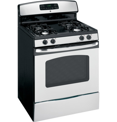 GE® 30 Stainless Steel Free Standing Natural Gas Range