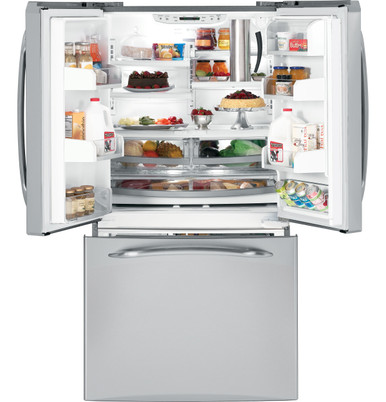 GE Profile™ ENERGY STAR® 20.7 Cu. Ft. Counter-Depth French-Door  Refrigerator with Icemaker - PFCS1NFZSS - GE Appliances