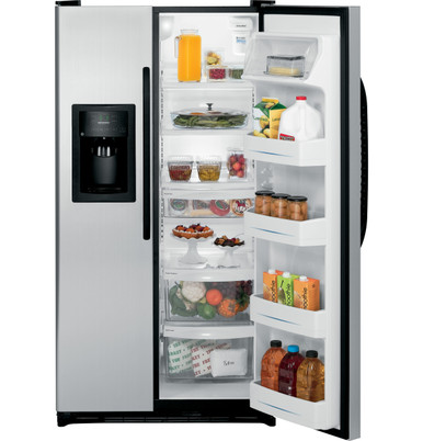 GE® ENERGY STAR® 25.3 Cu. Ft. Side-By-Side Refrigerator with Dispenser ...