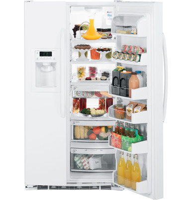 GE® ENERGY STAR® 25.4 Cu. Ft. Side-By-Side Refrigerator with