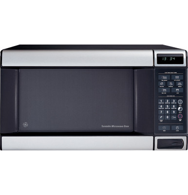 GE - 1.1 Cu. ft. Mid-Size Microwave - Stainless Steel