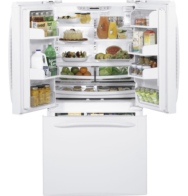 GE Profile™ ENERGY STAR® 20.7 Cu. Ft. Counter-Depth French-Door  Refrigerator with Icemaker - PFCF1NFZWW - GE Appliances