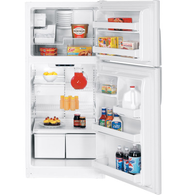 GE® ENERGY STAR® 18.0 Cu. Ft. Top-Freezer Refrigerator - GTH18DCXRWW - GE  Appliances