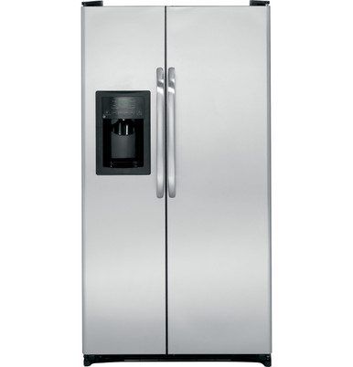 【GSHS】 GE® 25.3 Cu. Ft. Side-By-Side Refrigerator - GSH25JSDSS - GE