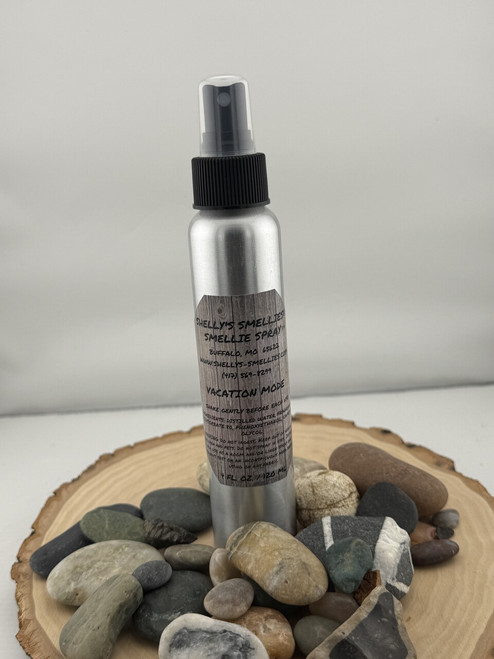 What a way to get into vacation mode! A crisp breeze, morning dew, pale woods, and a hint of citrus create a calm, bright, airy feeling that will make you want a vacation NOW.