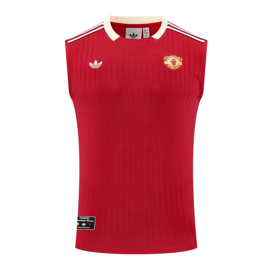 Manchester United 25/26 Men's Red Terrace Icon Tank Top