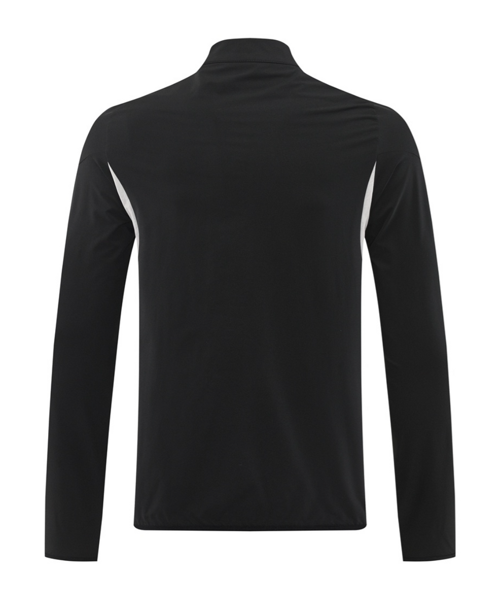Newcastle United 25/26 Men's Black Long Zip Windbreaker