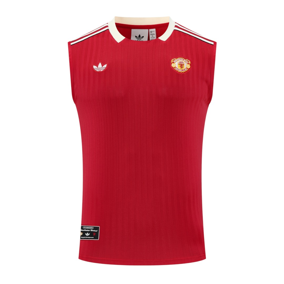 Manchester United 25/26 Men's Red Terrace Icon Tank Top