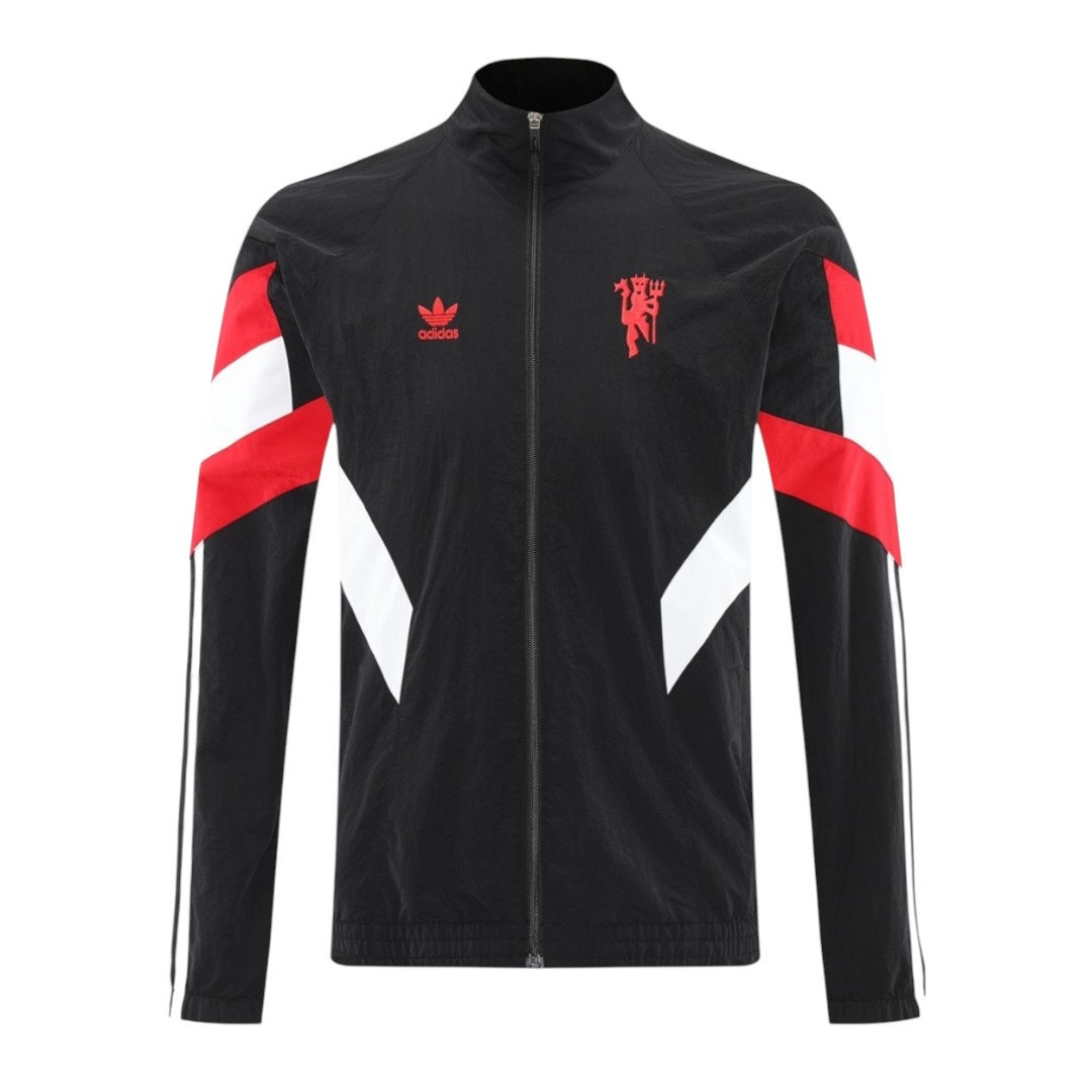 Manchester United 25/26 Men's Originals Long Zip Windbreaker